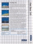 Sega  Master System  -  Outrun 3D (Back)
